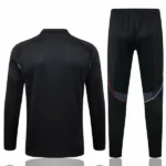 Conjunto Completo Sudadera Entrenamiento Niños Ajax 2025 2026 Negro Rojo