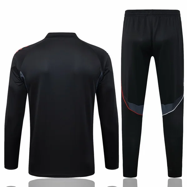 Conjunto Completo Sudadera Entrenamiento Niños Ajax 2025 2026 Negro Rojo Ajax Niños Conjunto 2025 2026 Negro - Ajax Niños Barata | tiendasdefutboles