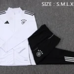 Conjunto Completo Sudadera Entrenamiento Niños Alemania 2025 Blanco I Negro
