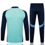 Conjunto Completo Sudadera Entrenamiento Niños Arsenal 2025 2026 Verde Azul Marino