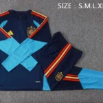 Conjunto Completo Sudadera Entrenamiento Niños España 2026 Azul Marino