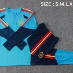 Conjunto Completo Sudadera Entrenamiento Niños España 2026 Azul