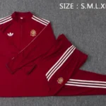 Conjunto Completo Sudadera Entrenamiento Niños España 2026 Borgona