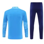 Conjunto Completo Sudadera Entrenamiento Niños Manchester City 2025 2026 Azul