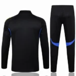 Conjunto Completo Sudadera Entrenamiento Niños Manchester United 2025 2026 Negro Amarillo
