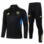 Manchester United Niños Conjunto 2025 2026 Negro - Equipacion Manchester United Niños | tiendasdefutboles
