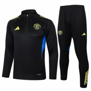 Manchester United Niños Conjunto 2025 2026 Negro - Equipacion Manchester United Niños | tiendasdefutboles