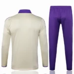 Conjunto Completo Sudadera Entrenamiento Niños Real Madrid 2025 2026 Amarillo Purpura