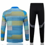 Conjunto Completo Sudadera Entrenamiento Niños Real Madrid 2025 2026 Azul Amarillo Negro
