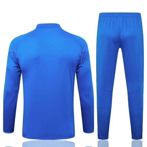 Conjunto Completo Sudadera Entrenamiento Niños Real Madrid 2025 2026 Azul Blanco Real Madrid Niños Conjunto 2025 2026 Azul - Tuta Real Madrid Niños | tiendasdefutboles
