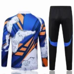 Conjunto Completo Sudadera Entrenamiento Niños Real Madrid 2025 2026 Azul Blanco Negro