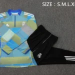 Conjunto Completo Sudadera Entrenamiento Niños Real Madrid 2025 2026 Amarillo Purpura