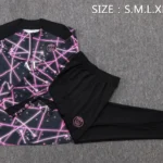 Conjunto Completo Sudadera Entrenamiento Paris Saint Germain 2025 2026 Negro Rosa