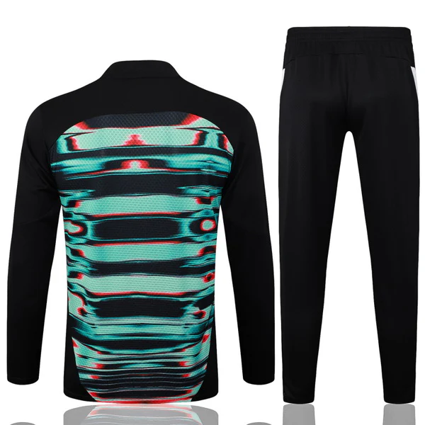 Conjunto Completo Sudadera Entrenamiento Portugal 2026 Verde Negro Portugal Conjunto 2026 Verde - Portugal Barata | tiendasdefutboles