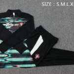 Conjunto Completo Sudadera Entrenamiento Portugal 2026 Verde Negro