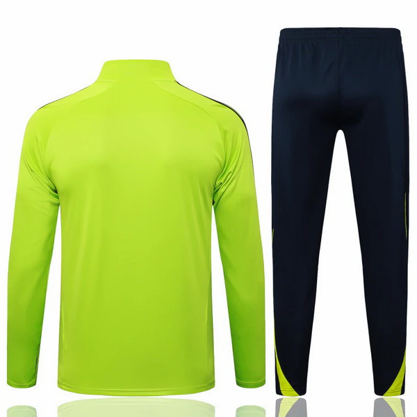 Conjunto Completo Sudadera Entrenamiento Real Madrid 2025 2026 Verde Negro Real Madrid Conjunto 2025 2026 Verde - Maglia Real Madrid | tiendasdefutboles