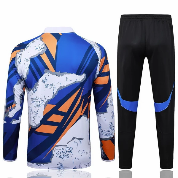 Conjunto Completo Sudadera Entrenamiento Real Madrid 2025 2026 Azul Blanco Negro Real Madrid Conjunto 2025 2026 Azul - Maglia Real Madrid | tiendasdefutboles