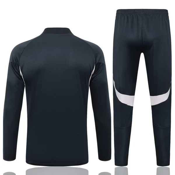 Conjunto Completo Sudadera Entrenamiento Real Madrid 2025 2026 Gris Marino Real Madrid Conjunto 2025 2026 Gris - Maglia Real Madrid | tiendasdefutboles