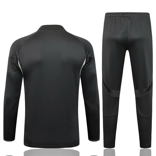 Conjunto Completo Sudadera Entrenamiento Real Madrid 2025 2026 Negro Blanco Real Madrid Conjunto 2025 2026 Negro - Maglia Real Madrid | tiendasdefutboles