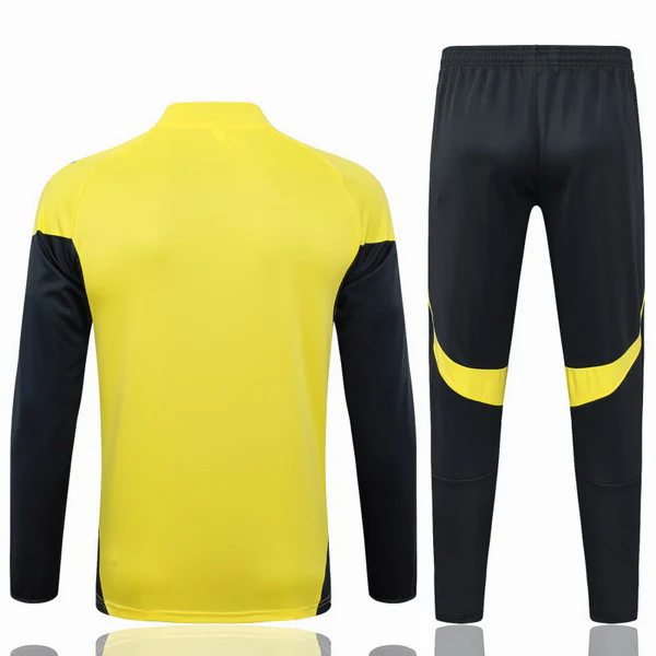 Conjunto Completo Sudadera Entrenamiento Real Madrid 2025 2026 Amarillo Negro Real Madrid Conjunto 2025 2026 Amarillo - Maglia Real Madrid | tiendasdefutboles