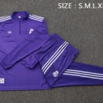 Conjunto Completo Sudadera Entrenamiento Real Madrid 2025 2026 Purpura