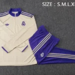 Conjunto Completo Sudadera Entrenamiento Real Madrid 2025 2026 Amarillo Purpura