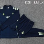 Conjunto Completo Sudadera Entrenamiento Real Madrid 2025 2026 Blanco Azul