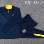 Conjunto Completo Sudadera Entrenamiento Santos 2025 2026 Azul