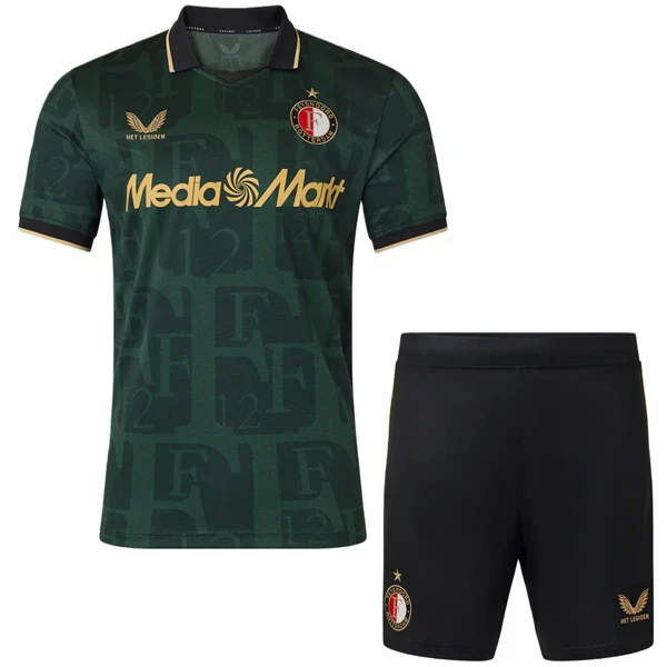 Cuarta Conjunto De Hombre Feyenoord 2025 2026 Verde Feyenoord Rotterdam Niños Conjunto 2025 2026 cuarta Verde - Feyenoord Rotterdam Niños Barata | tiendasdefutboles