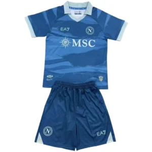 SSC Napoli Conjunto 2024 2025 cuarta Azul - Ssc Napoli Equipacion | tiendasdefutboles