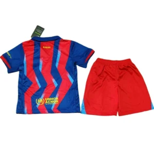 FC Barcelona Niños Conjunto 2025 2026 cuarta Rojo - Equipacion Fc Barcelona Niños | tiendasdefutboles
