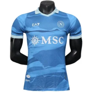 SSC Napoli Camiseta Edición Jugadores 2024 2025 cuarta Azul - Camiseta Serie A SSC Napoli | tiendasdefutboles