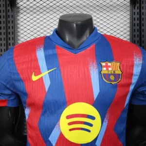FC Barcelona Camiseta Edición Jugadores 2025 2026 cuarta Roja - Camiseta Barcelona | tiendasdefutboles