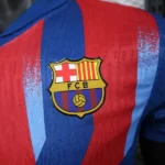Cuarta Jugadores Camiseta Barcelona 2025 2026 Rojo Azul