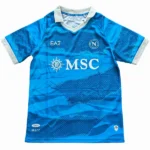 Cuarta Tailandia Camiseta Napoli 2024 2025 Azul