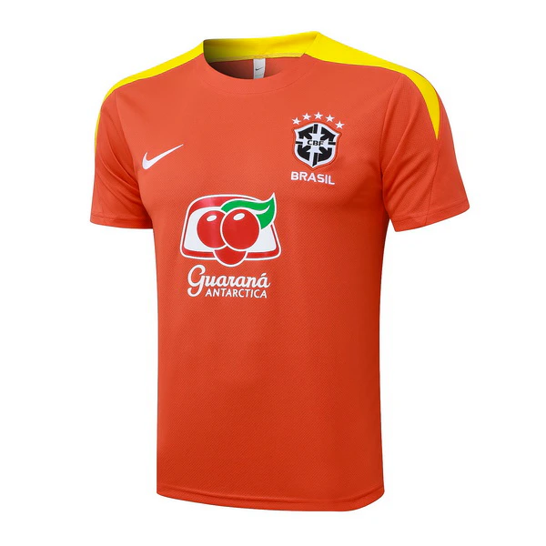 Entrenamiento Brasil 2026 Naranja Amarillo Brasil Chándal 2026 Naranja - Brasil Barata | tiendasdefutboles