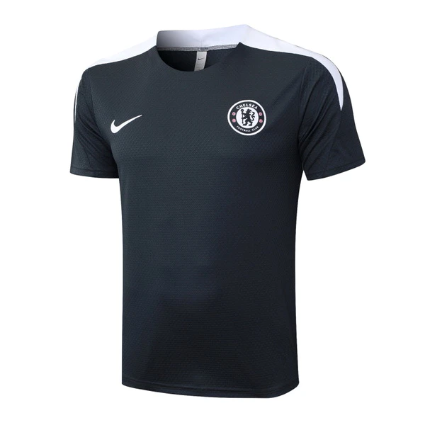 Entrenamiento Chelsea 2025 2026 Gris Blanco Chelsea Chándal 2025 2026 Gris - Maglia Chelsea | tiendasdefutboles