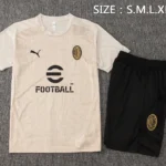 Entrenamiento Conjunto Completo AC Milan 2024 2025 Amarillo Negro