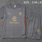 Entrenamiento Conjunto Completo AC Milan 2024 2025 Gris