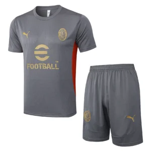 AC Milan Conjunto 2024 2025 Gris - Maglia Ac Milan | tiendasdefutboles