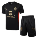AC Milan Conjunto 2024 2025 Negro - Maglia Ac Milan | tiendasdefutboles