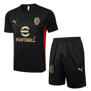 AC Milan Conjunto 2024 2025 Negro - Maglia Ac Milan | tiendasdefutboles