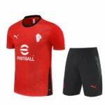 Entrenamiento Conjunto Completo AC Milan 2025 2026 Rojo Negro