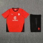Entrenamiento Conjunto Completo AC Milan 2025 2026 Rojo Negro