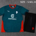 Entrenamiento Conjunto Completo AC Milan 2025 2026 Verde I Negro