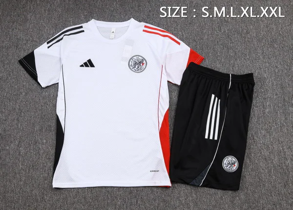 Entrenamiento Conjunto Completo Ajax 2025 2026 Blanco Rojo Ajax Conjunto 2025 2026 Blanco - Maglia Ajax | tiendasdefutboles