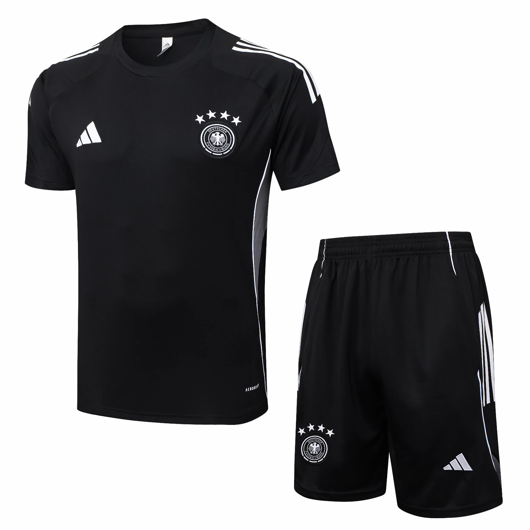 Entrenamiento Conjunto Completo Alemania 2025 Negro Alemania Conjunto 2025 Negro - Tuta Alemania | tiendasdefutboles