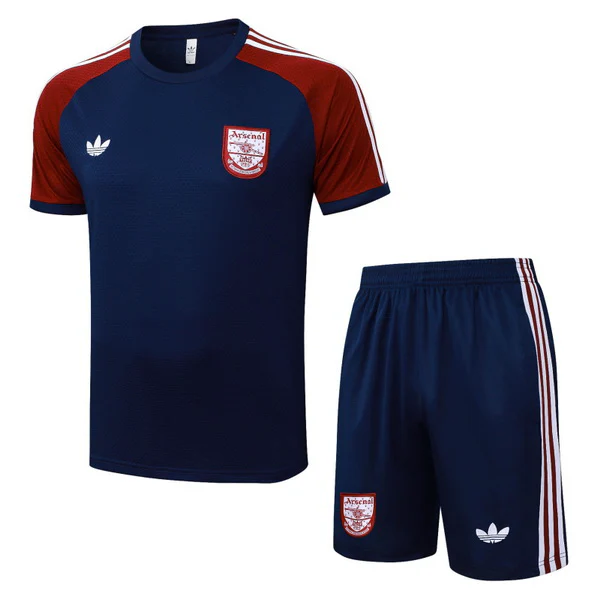 Entrenamiento Conjunto Completo Arsenal 2025 2026 Azul Marino Rojo Arsenal Conjunto 2025 2026 Azul - Maglia Arsenal | tiendasdefutboles