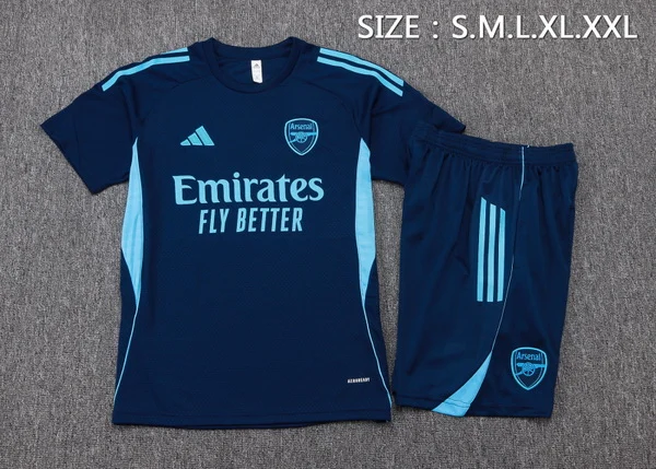 Entrenamiento Conjunto Completo Arsenal 2025 2026 Azul Marino Rojo Arsenal Conjunto 2025 2026 Azul - Maglia Arsenal | tiendasdefutboles