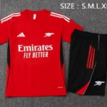 Entrenamiento Conjunto Completo Arsenal 2025 2026 Rojo Negro